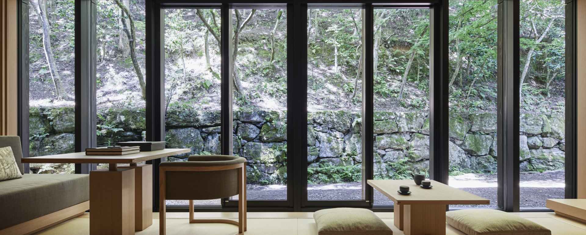 View from Aman Kyoto Guest Rooms 