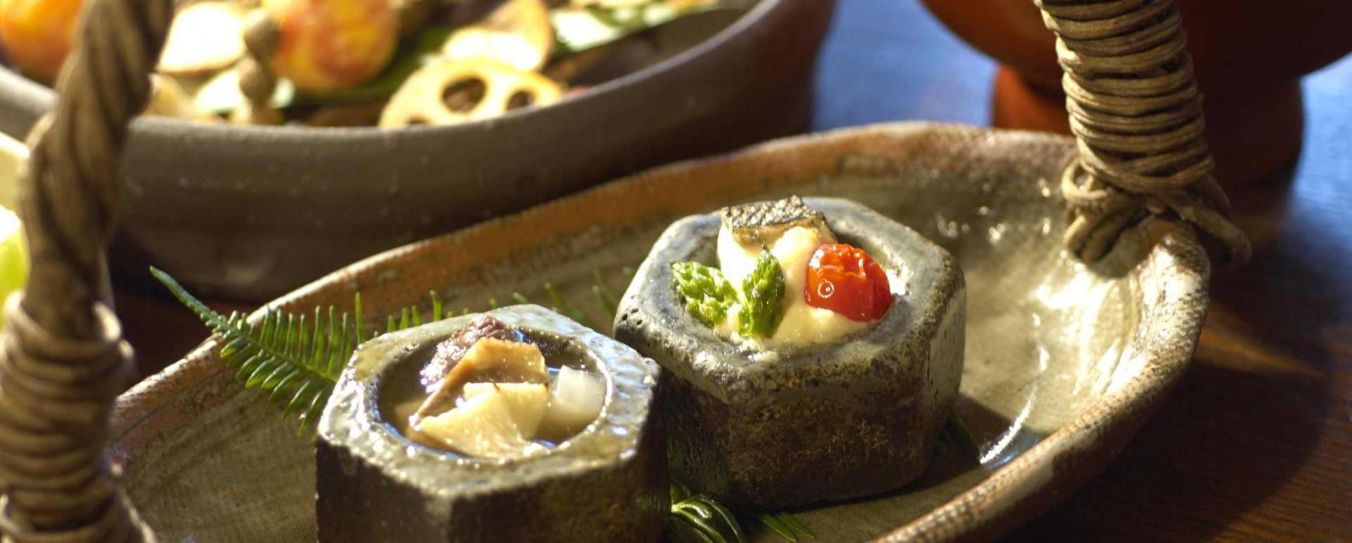 Dining at Sekitei - Cherry Blossom in Japan