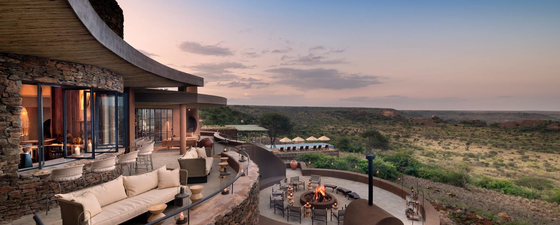 Lodge elevated view 