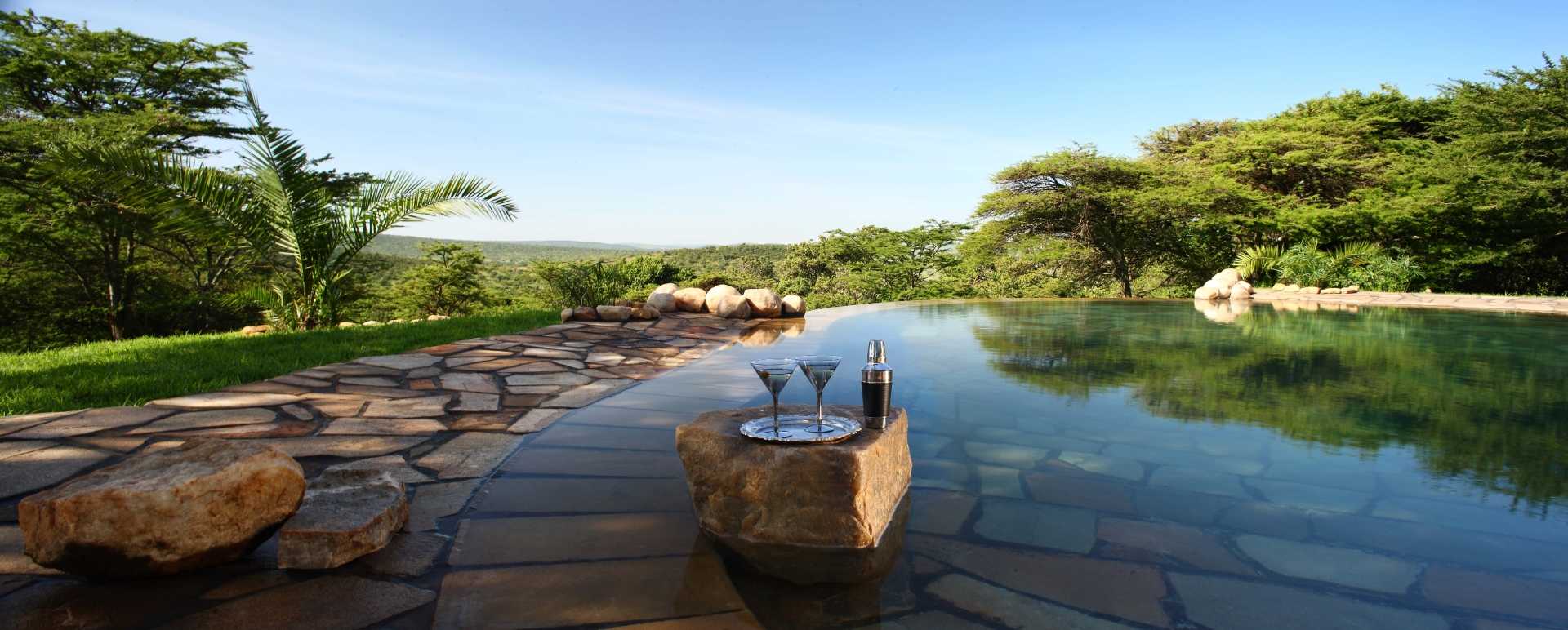 Swimming pool - Cottar's 1920 Safari Camp