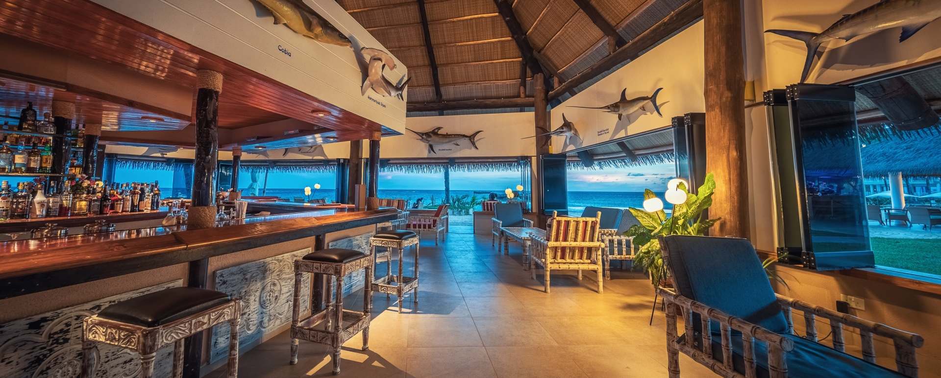Bar at sunset