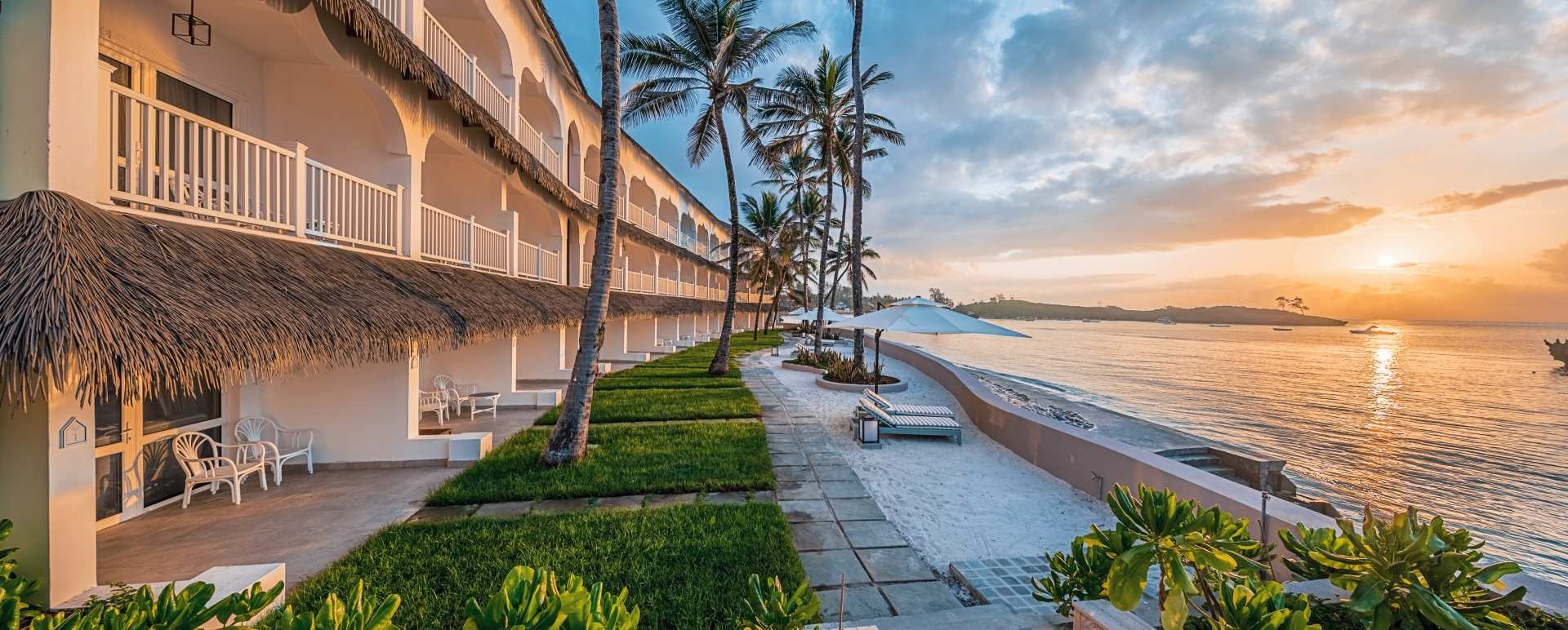 Rooms overlooking ocean