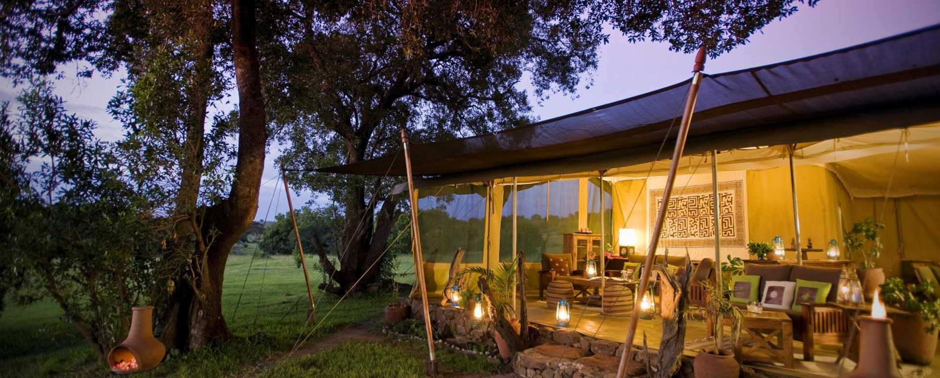 Outside the Mess Tent - Kicheche Mara Camp