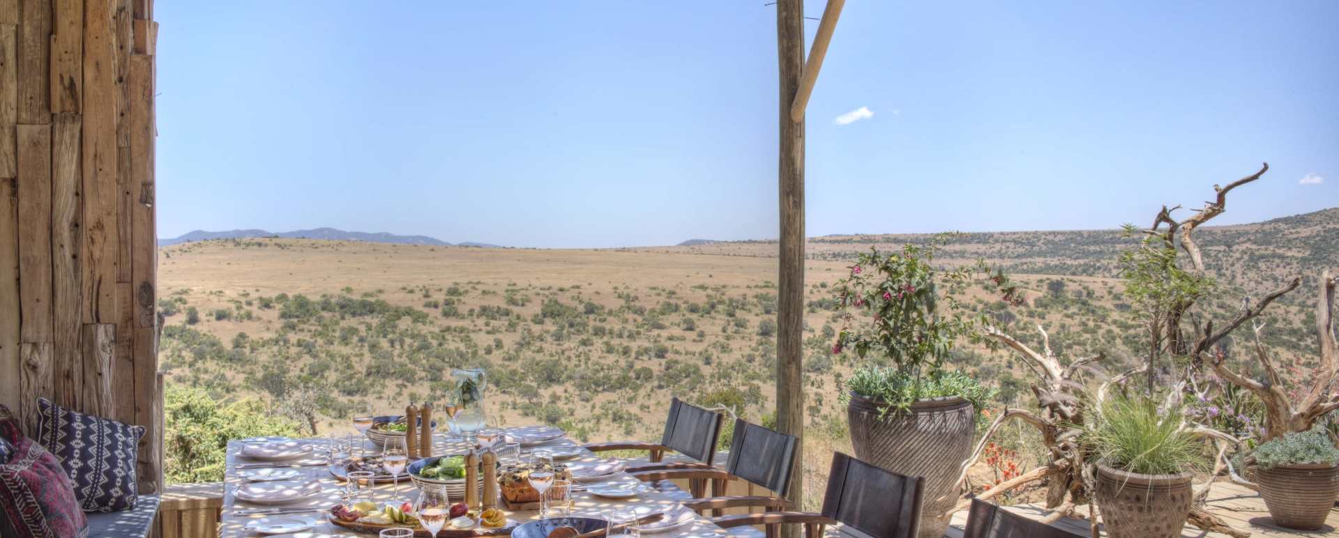 Outside dining