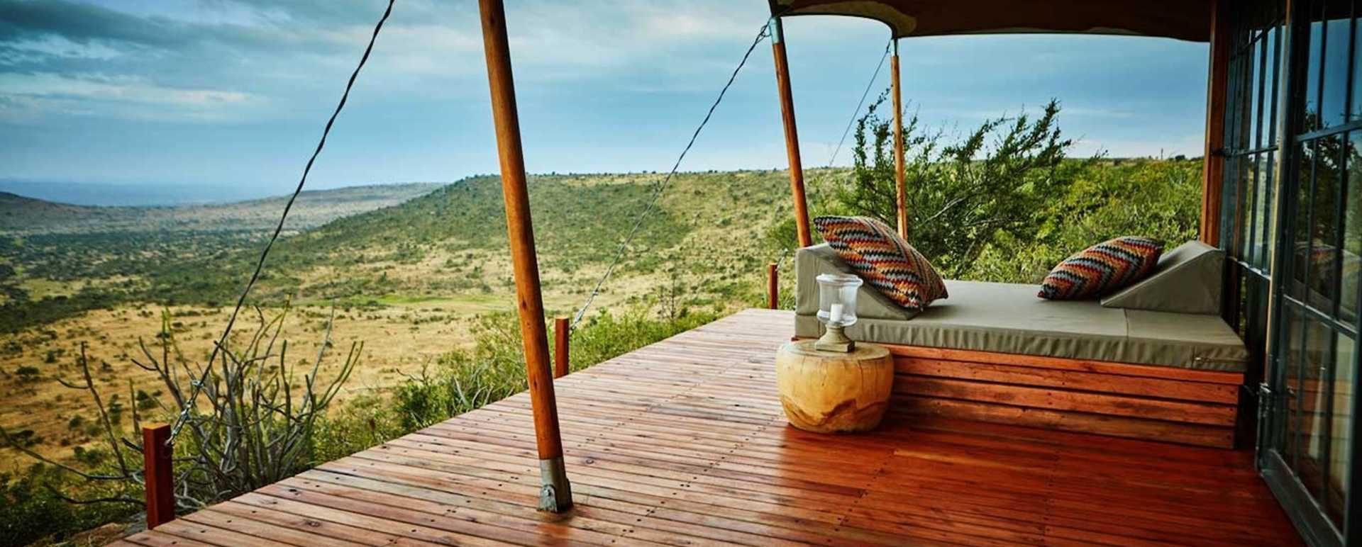 Tented room veranda 