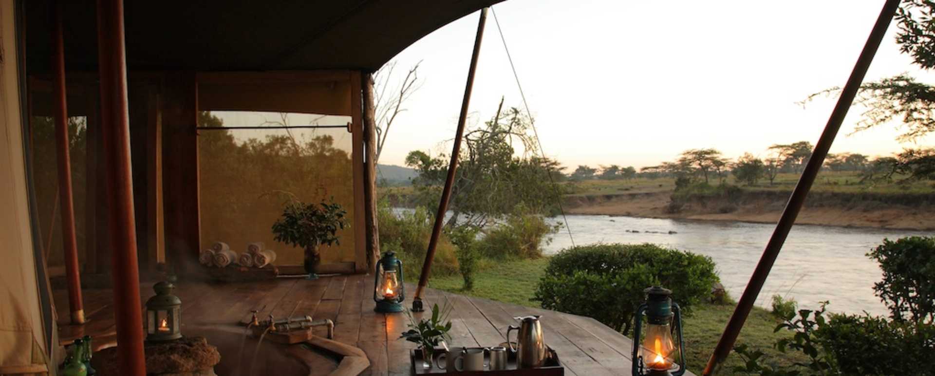 View from the bath - Ngare Serian