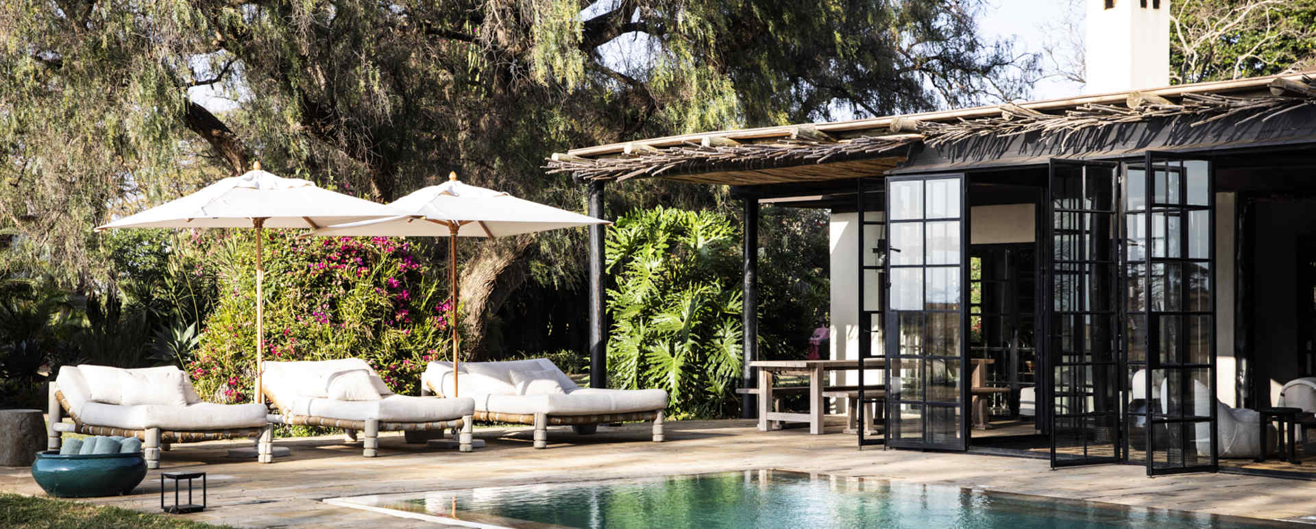 Villa pool view 