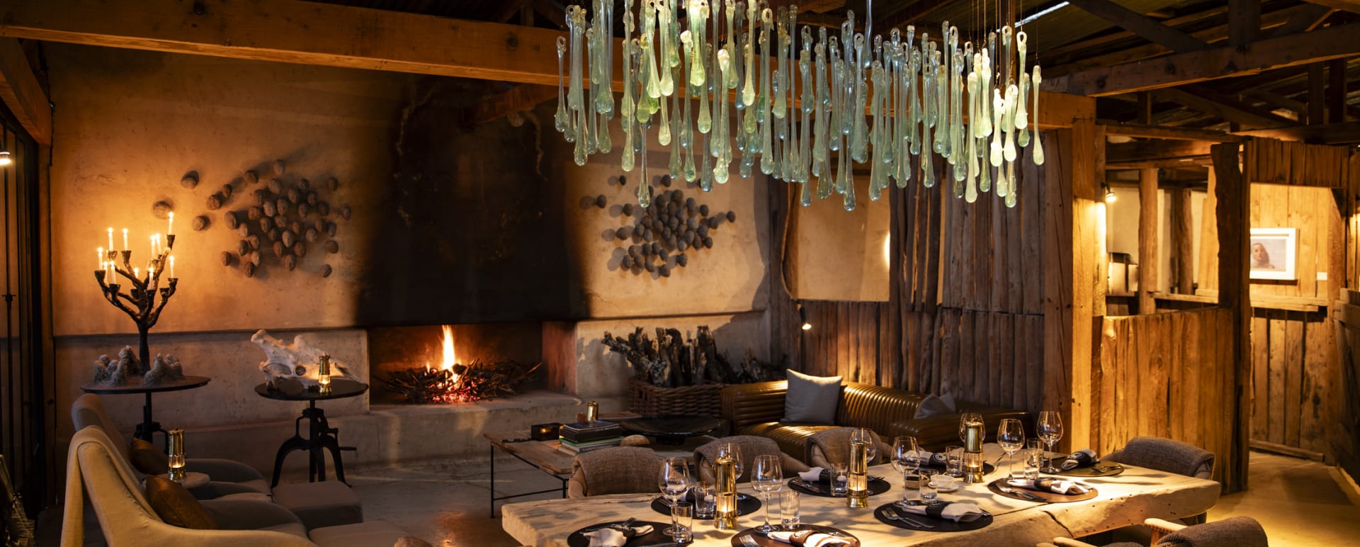 In villa dining 