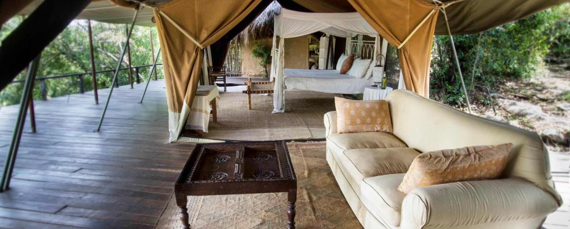 The family tent at Serian - Serian Camp