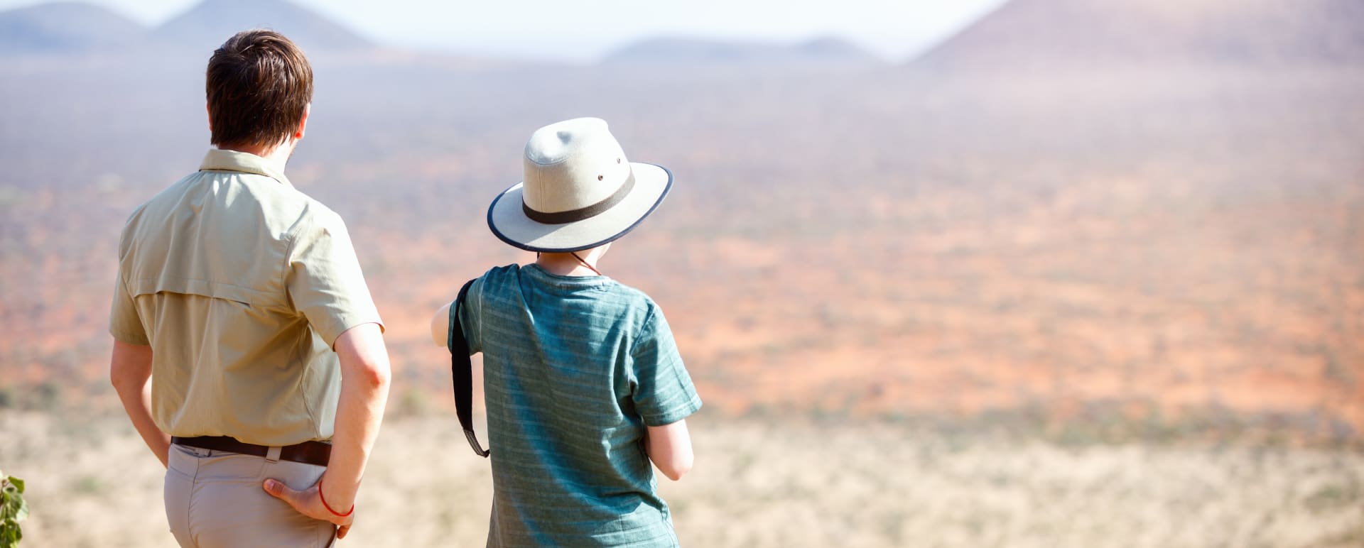 Teen on safari 