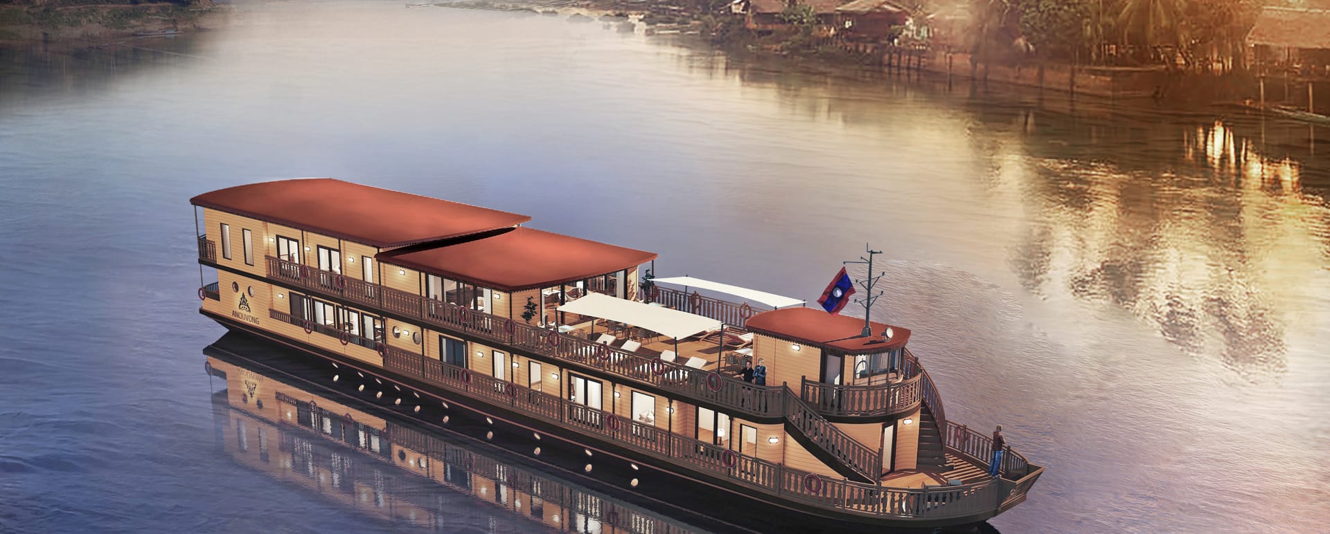 Exterior of boat 