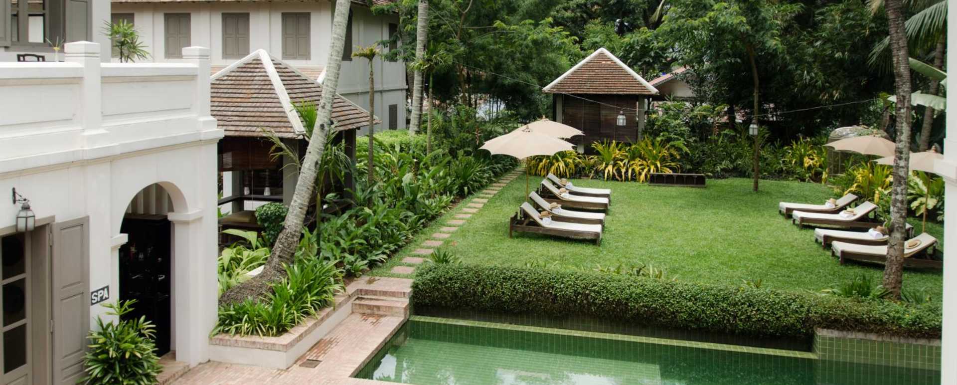Gardens and Pool, Satri House