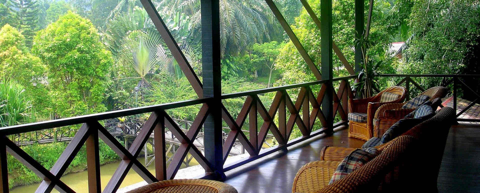 Jungle views from the sitting room - Sepilok Nature Resort