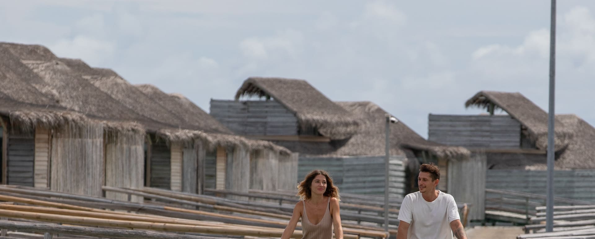 Jetty A - guests on bicycles 