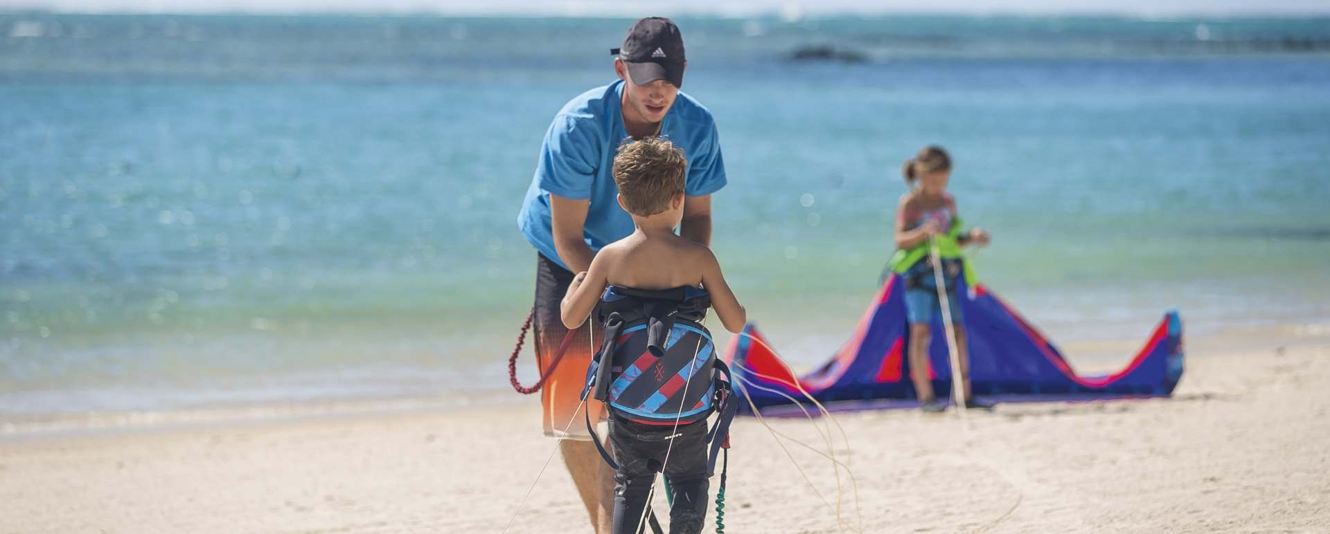Kitesurfing with Kite Globing - Constance Prince Maurice