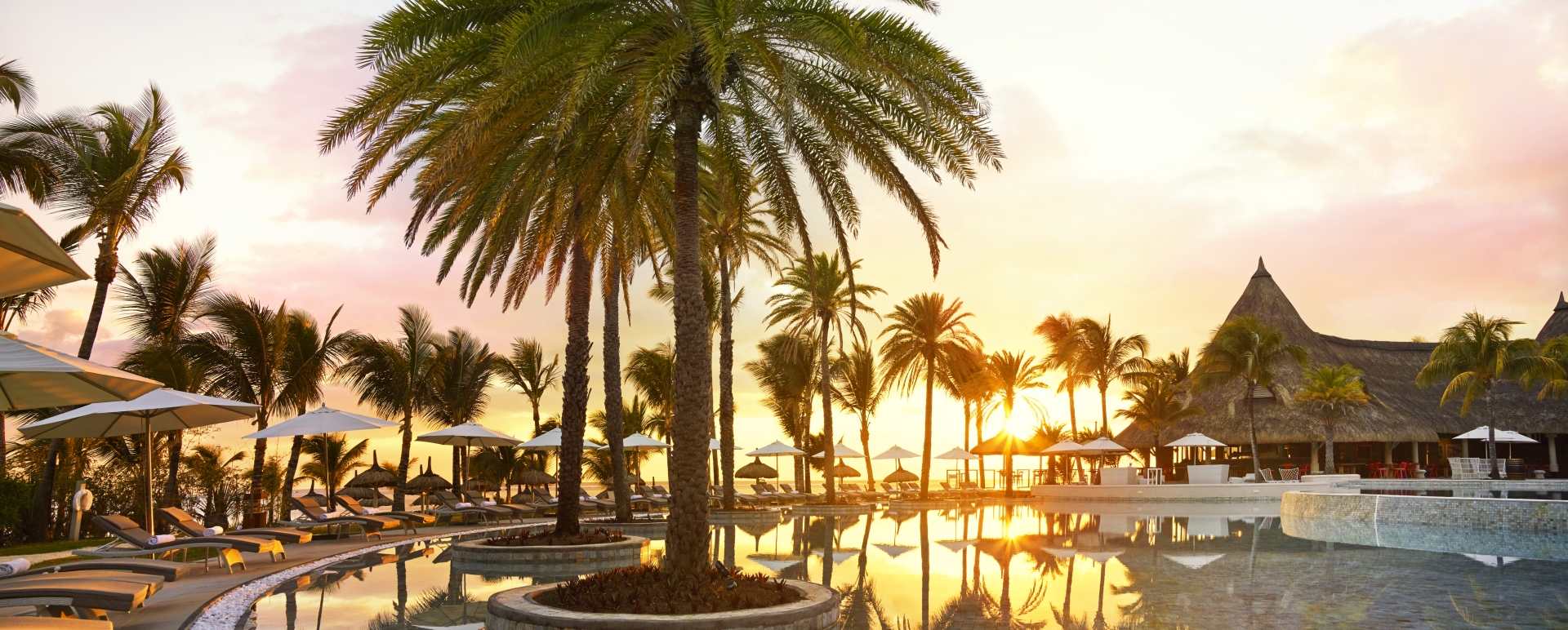 Pool at Sunrise - LUX Belle Mare