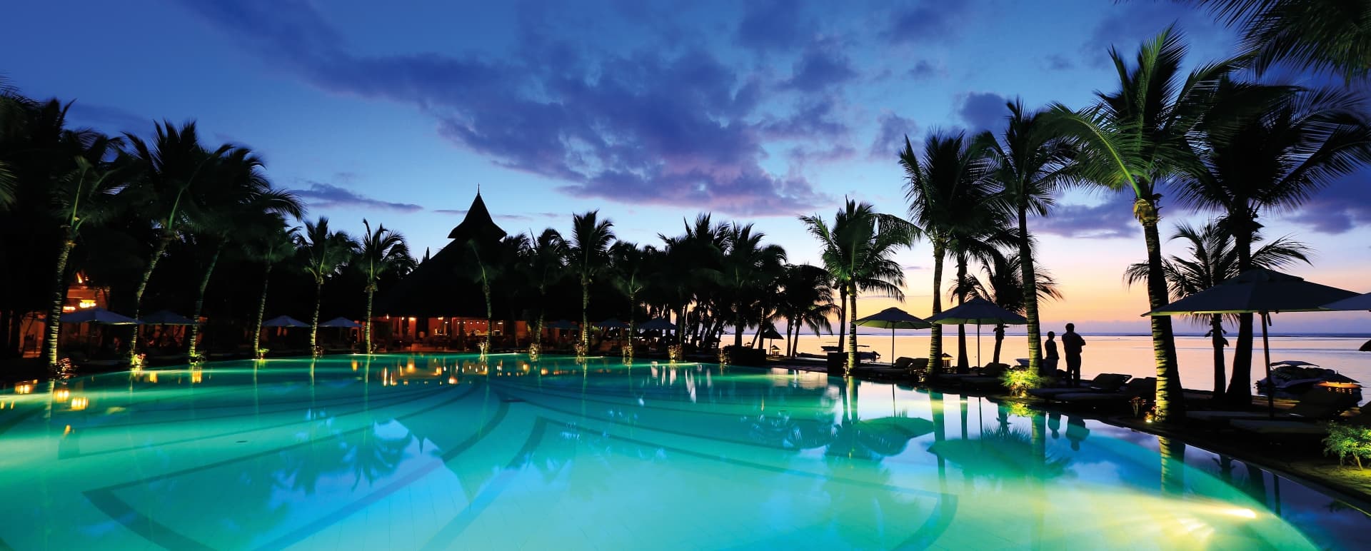 Main Pool at Dusk