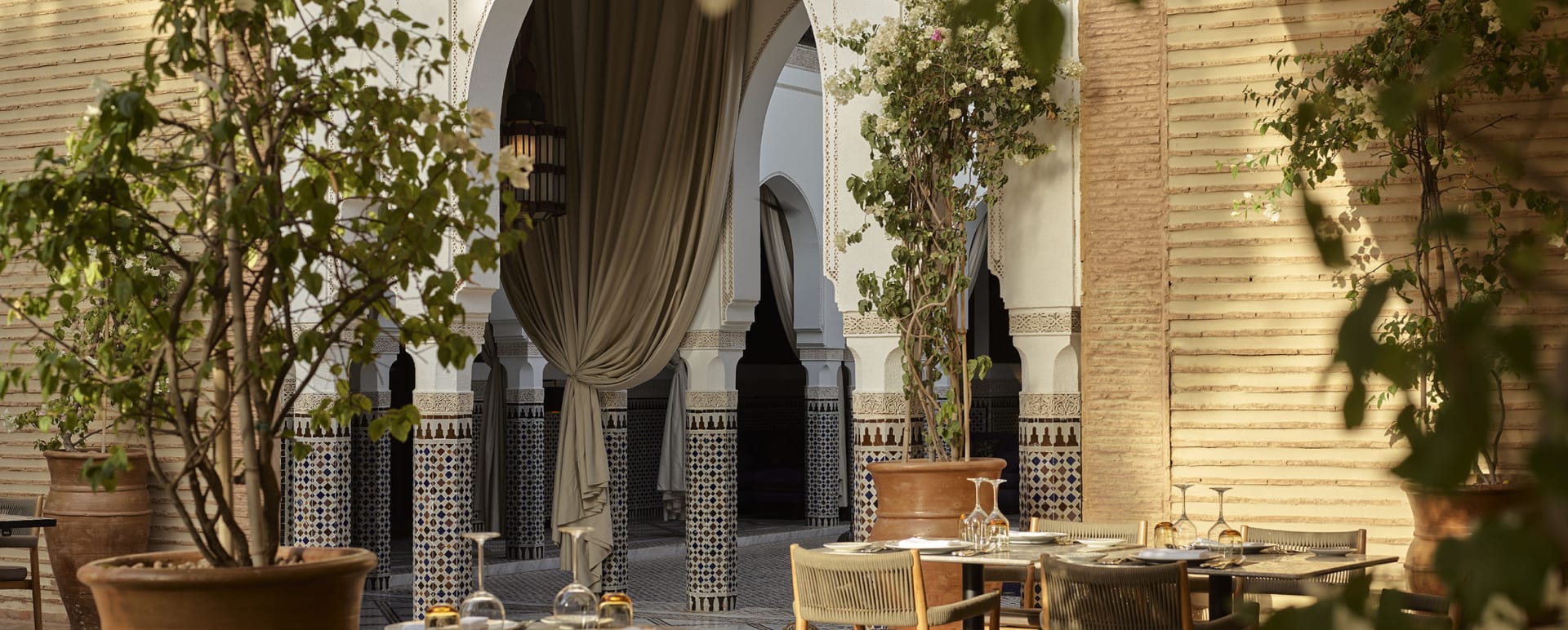Outdoor Dining - La Mamounia  