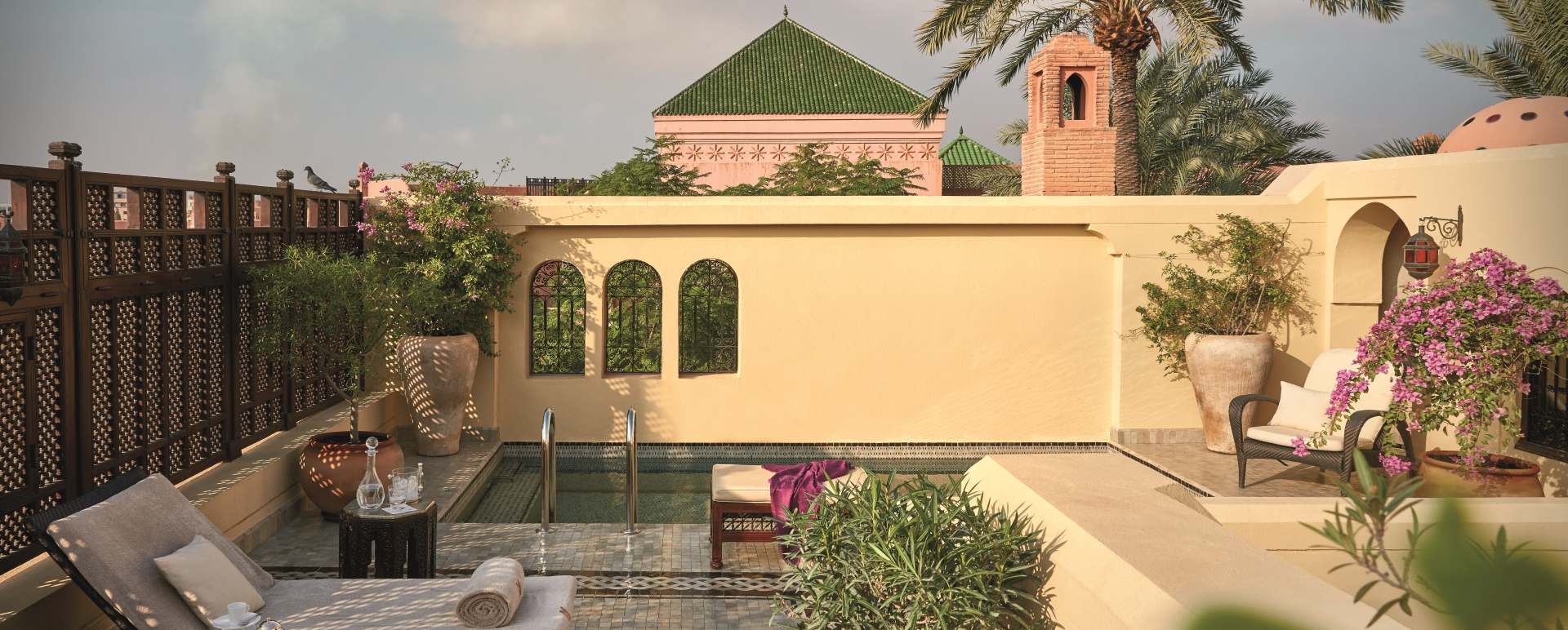 Riad roof terrace - Royal Mansour