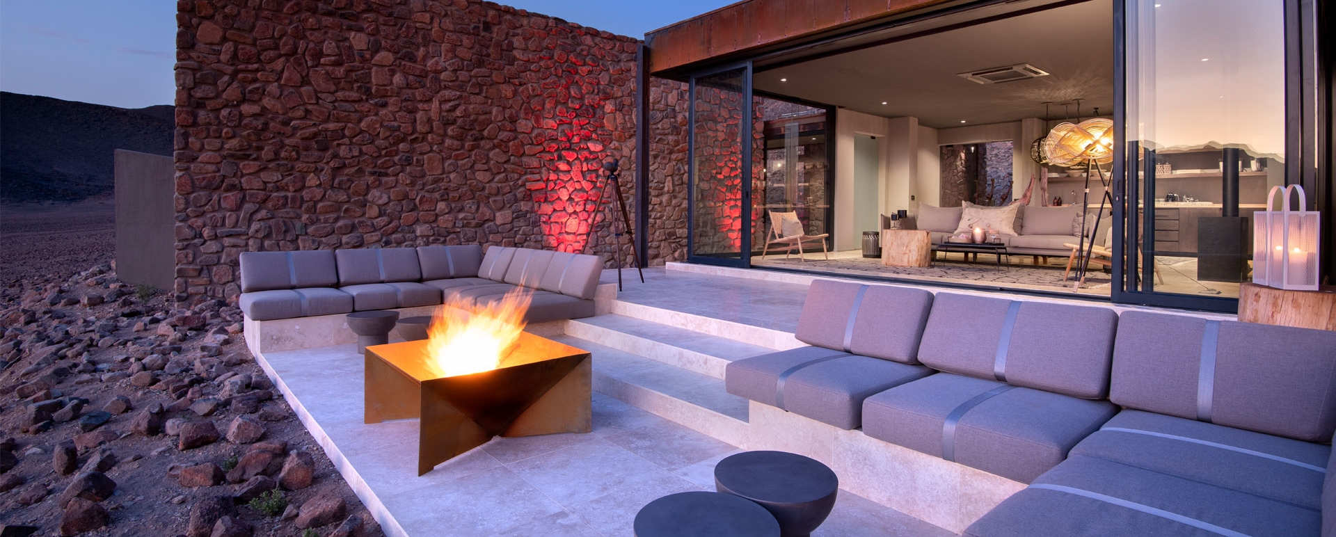 Sunken lounge Star Dune Suite   