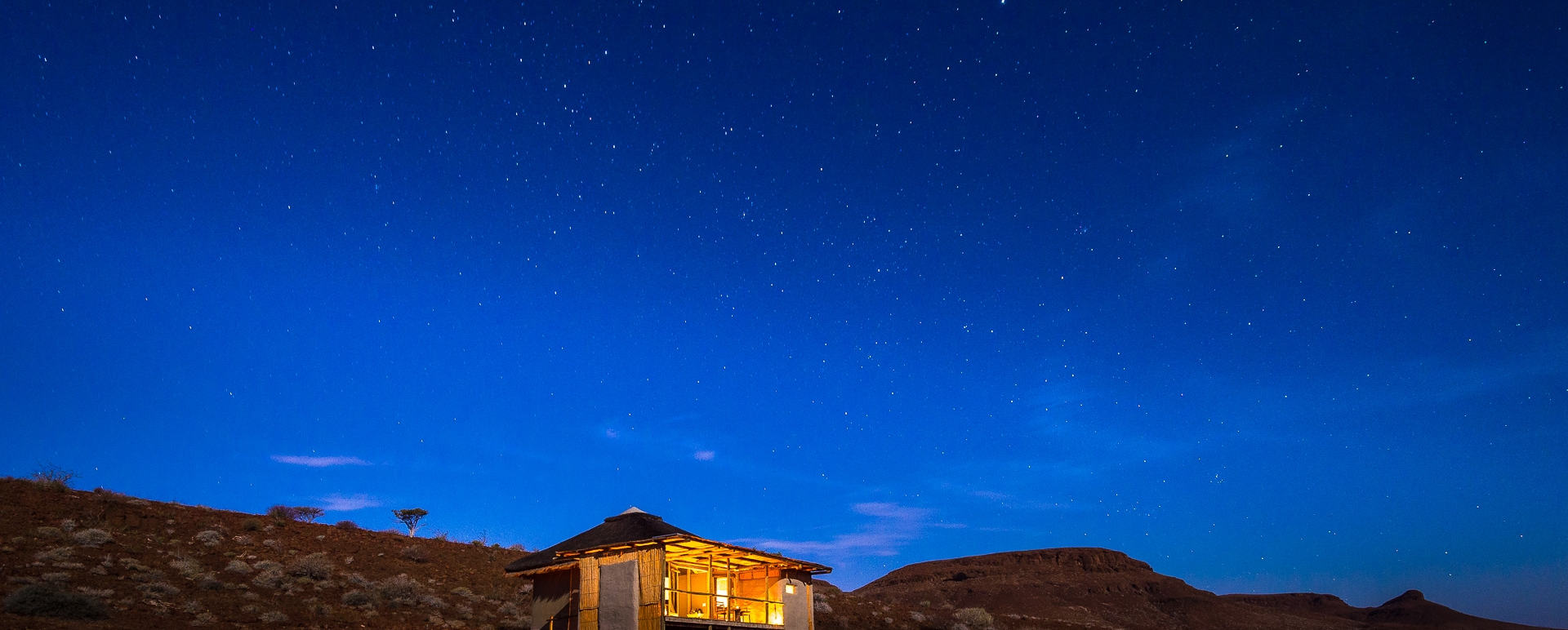 Bedroom at night 