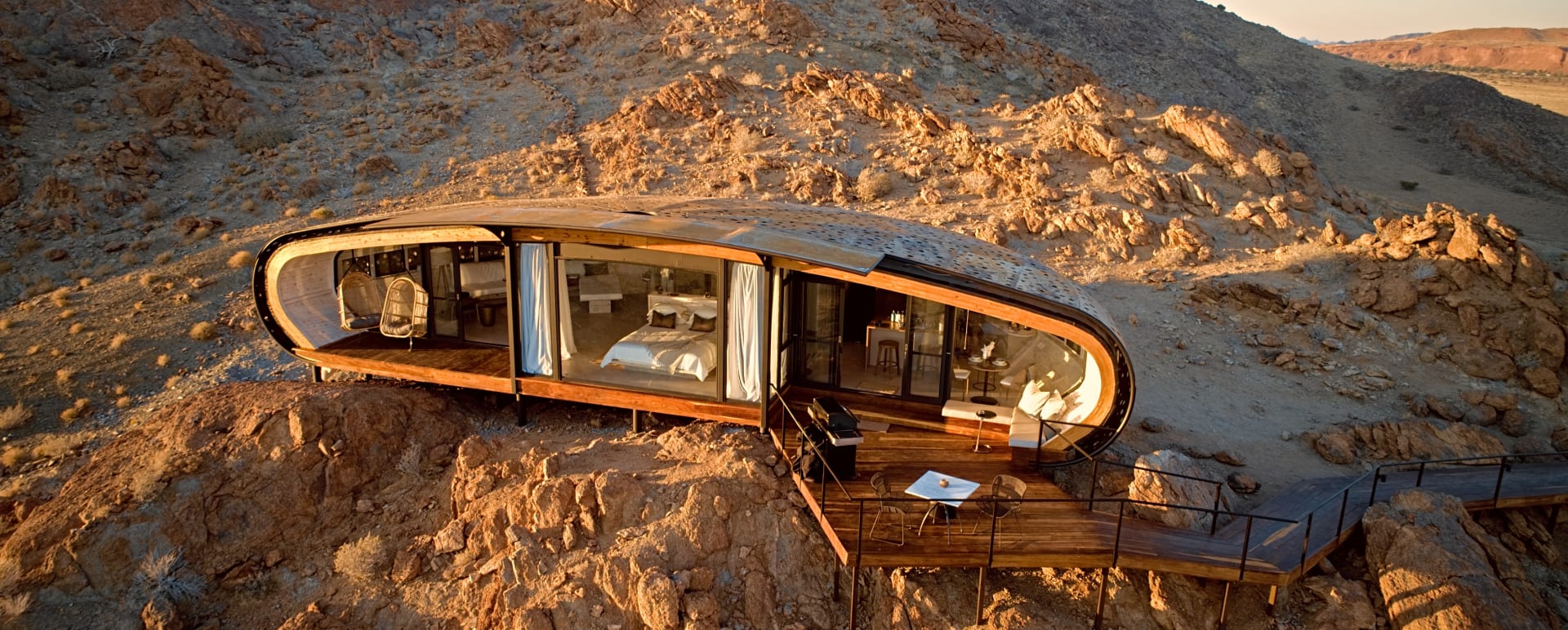 Overview of the room at Desert Whisper Gondwana 