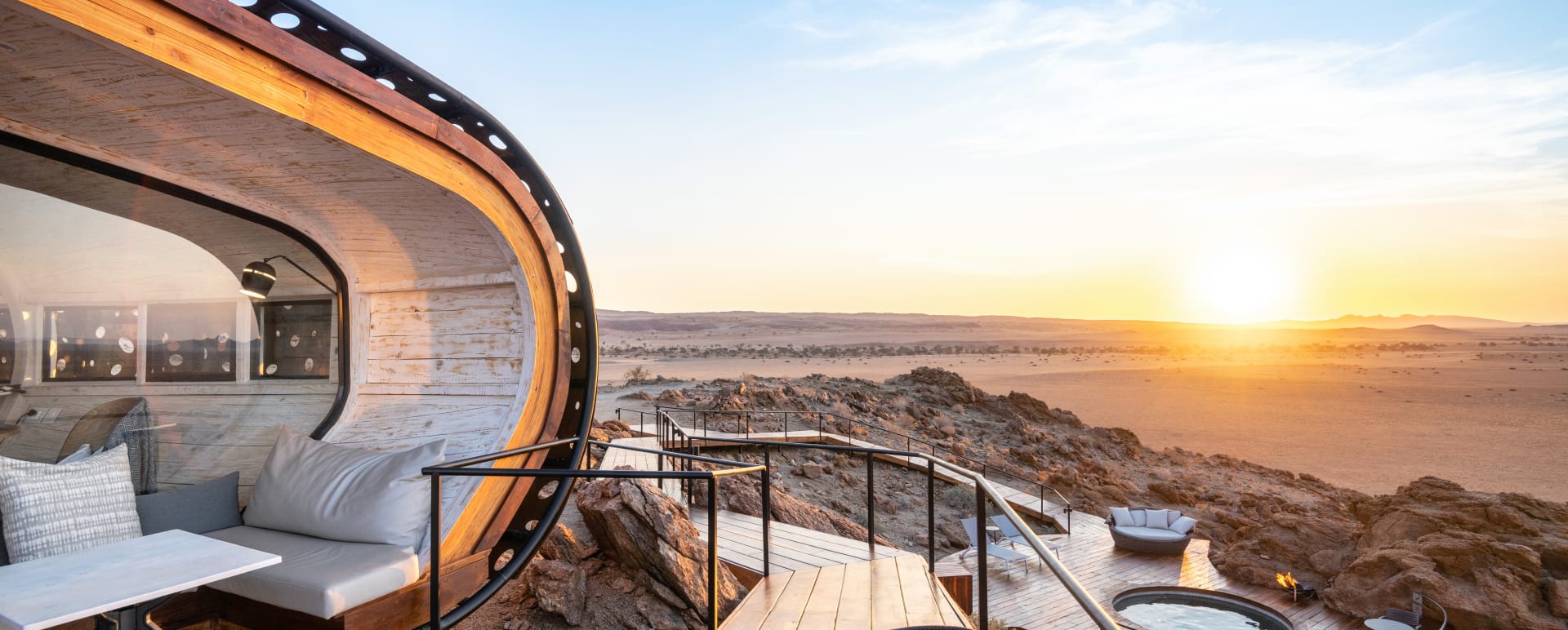View and private pool area at Desert Whisper 