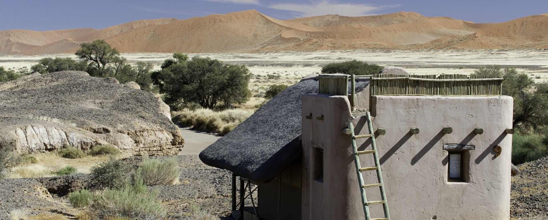 A room with a spectacular view - Kulala Desert Lodge