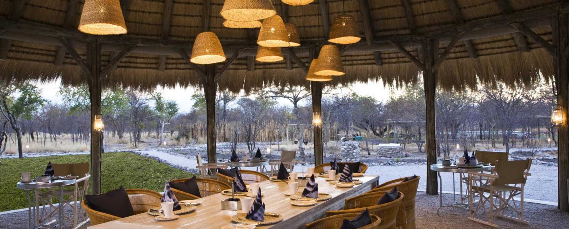 Dining area - Mushara Bush Camp