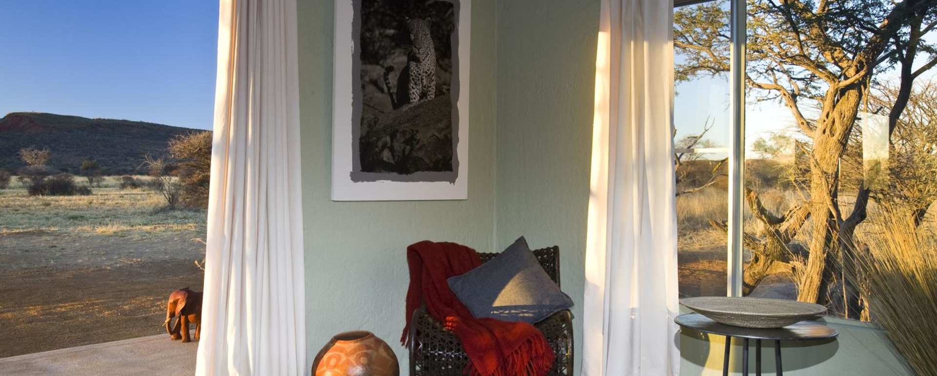 Sunrise in Room - Okonjima