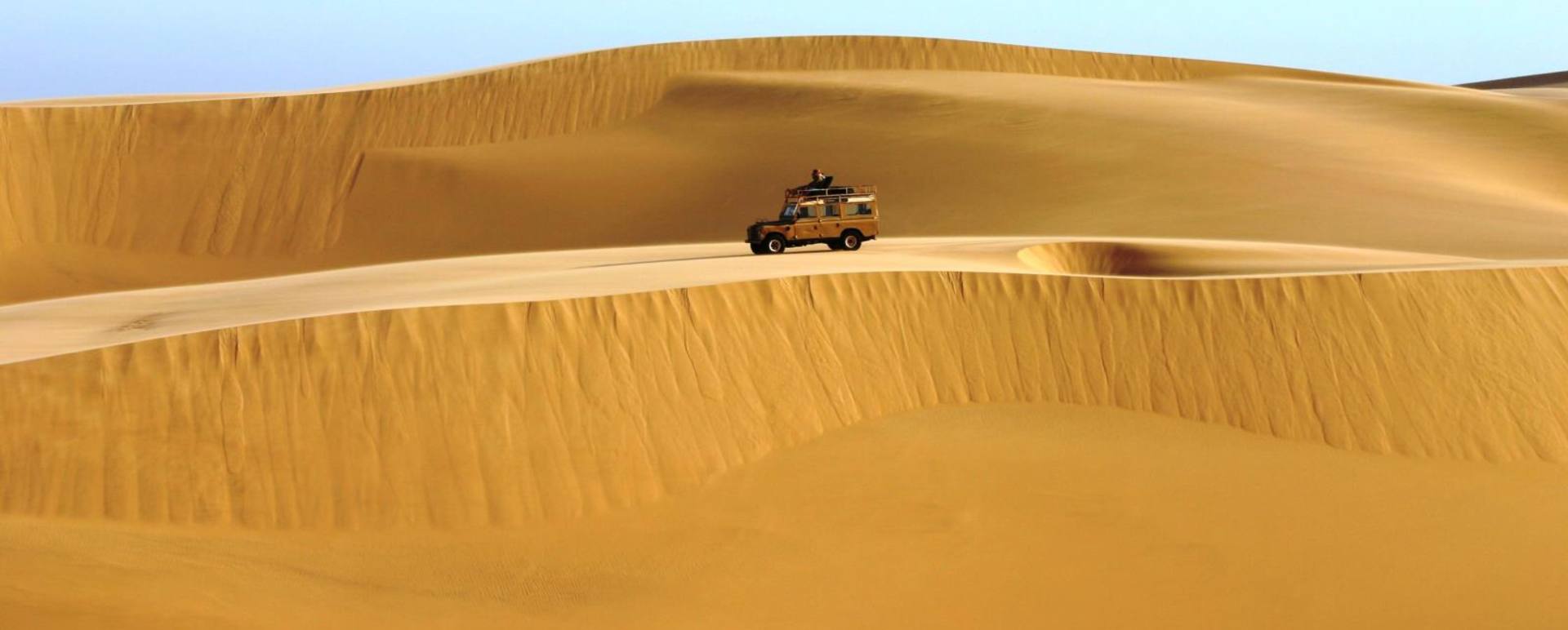 Driving in Namibia 