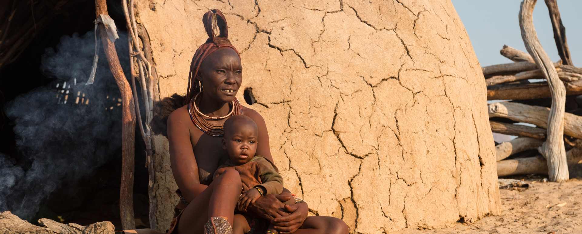 Himba Family, Skeleton Coast - Northern Namibia & The Skeleton Coast 