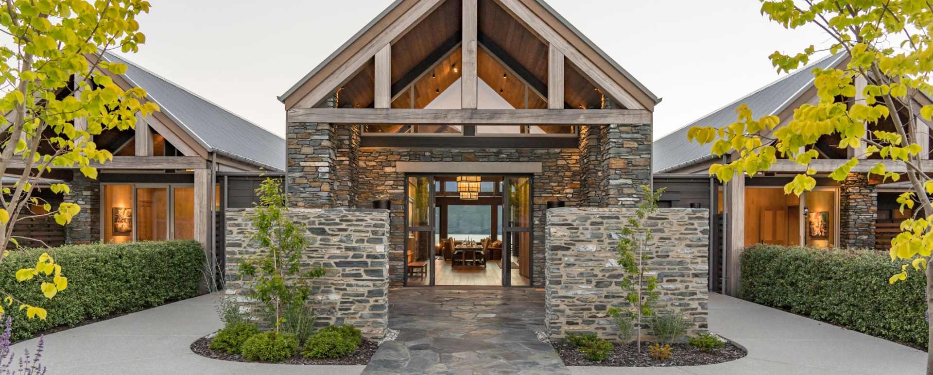 Villa Entrance - Blanket Bay 