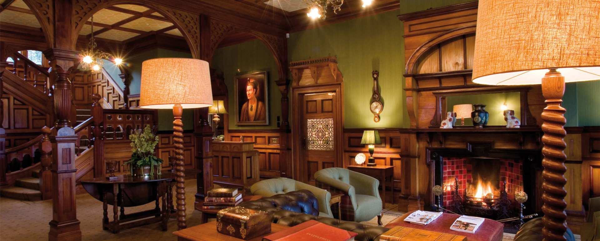 Entrance hall - Otahuna Lodge