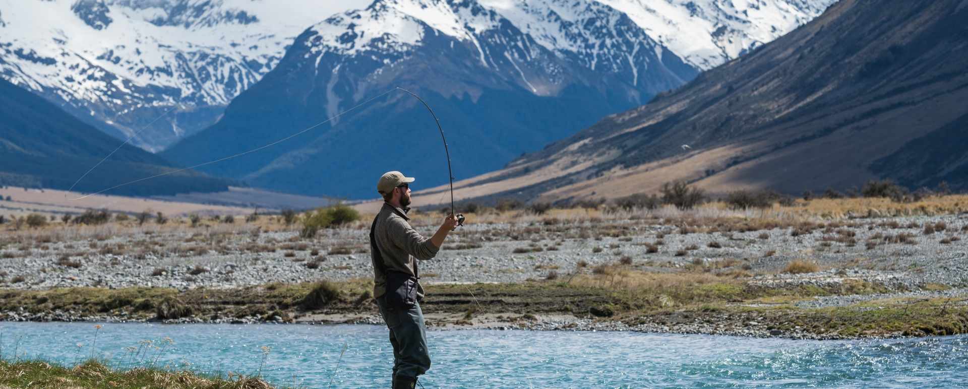 Fishing from The Lindis 