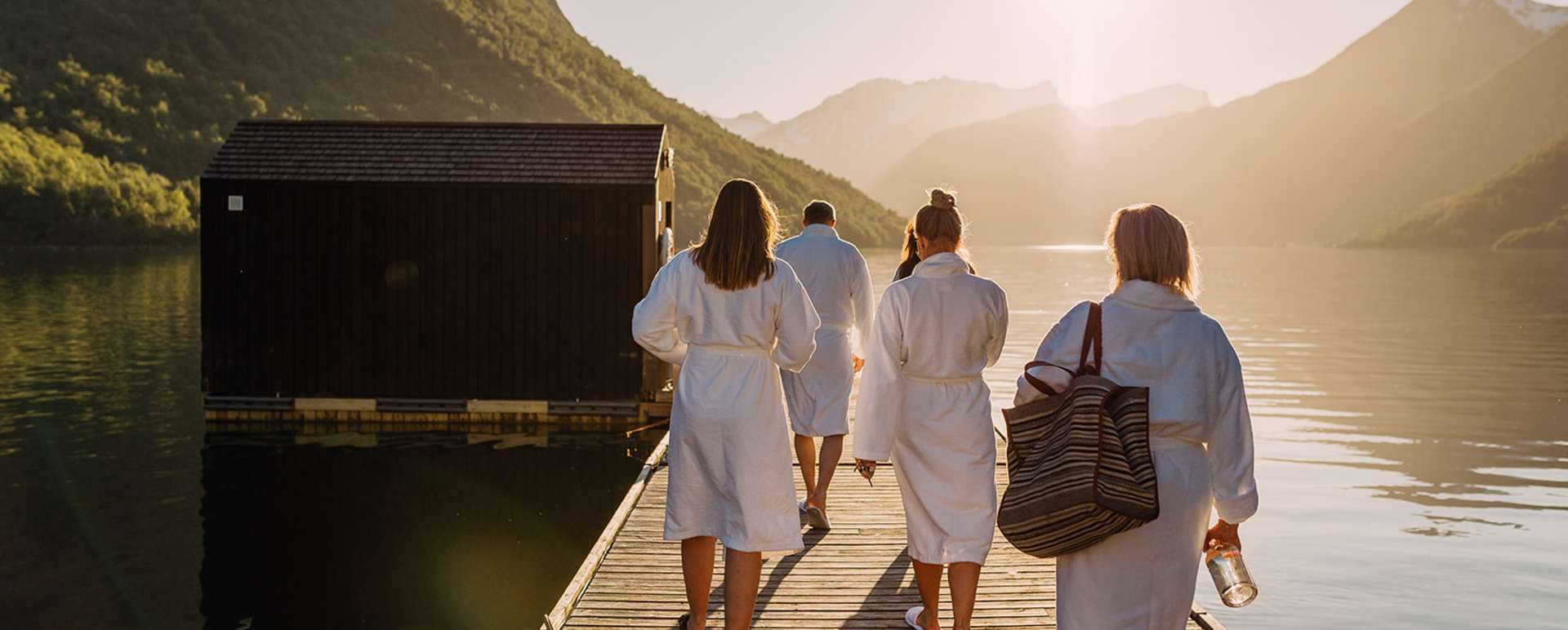 sauna visit  