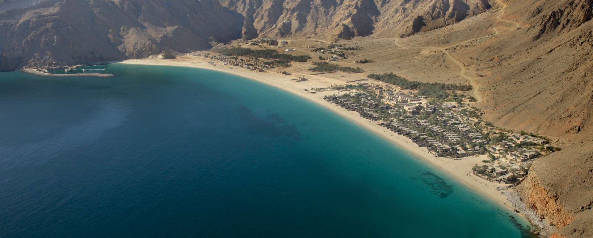 Aerial View - Six Senses Zighy Bay