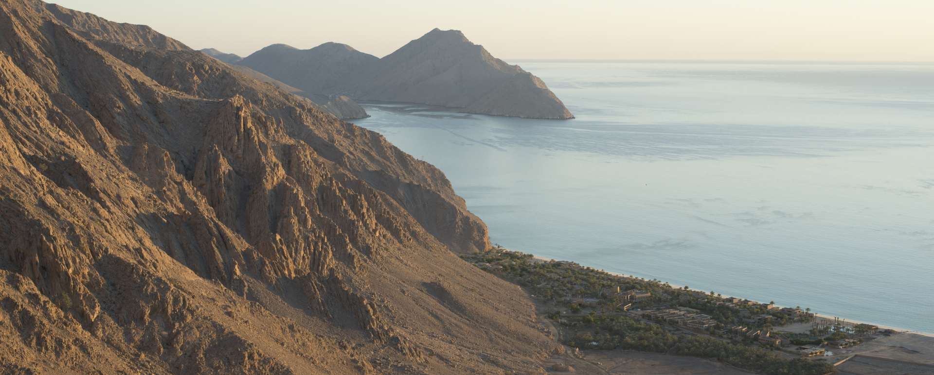 View from Sense on the Edge - Six Senses Zighy Bay