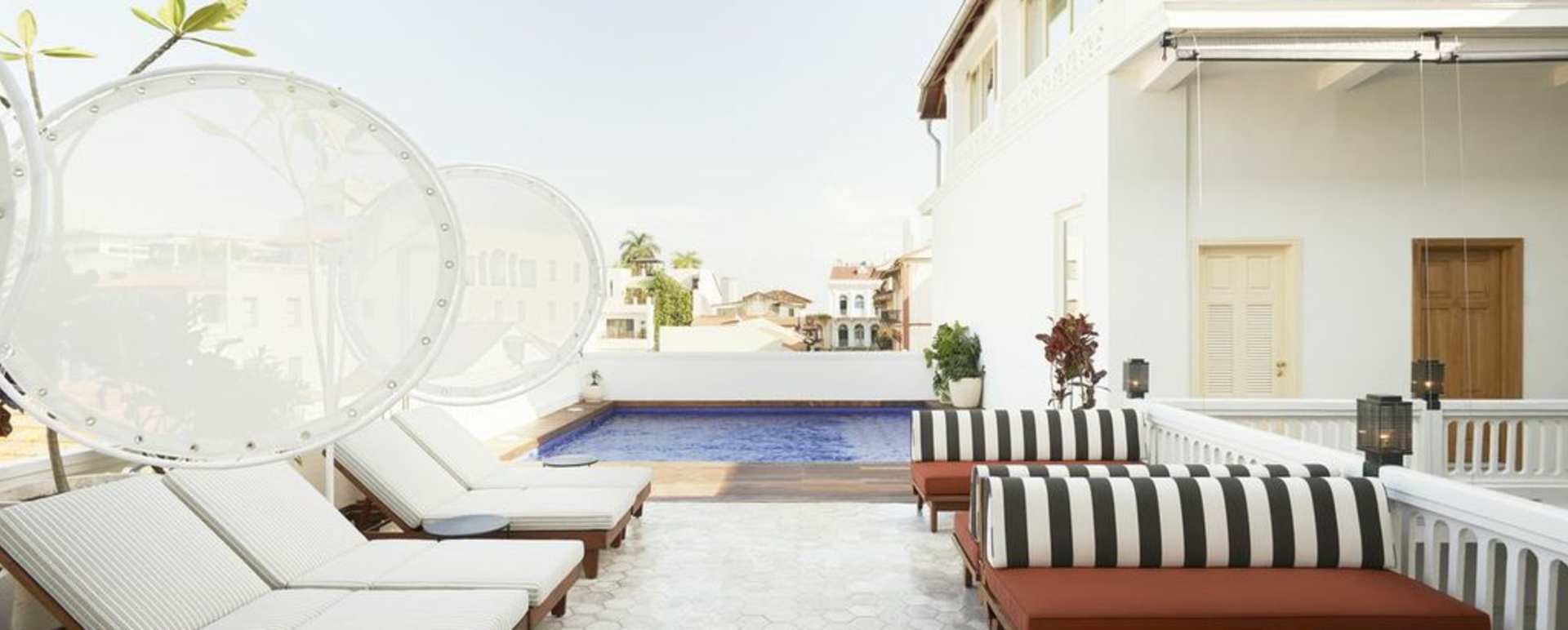 Small rooftop pool - American Trade Hotel