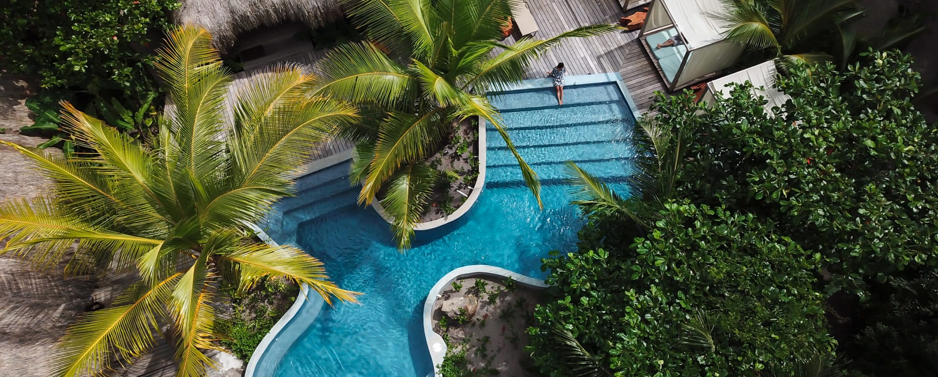 pool aerial view 