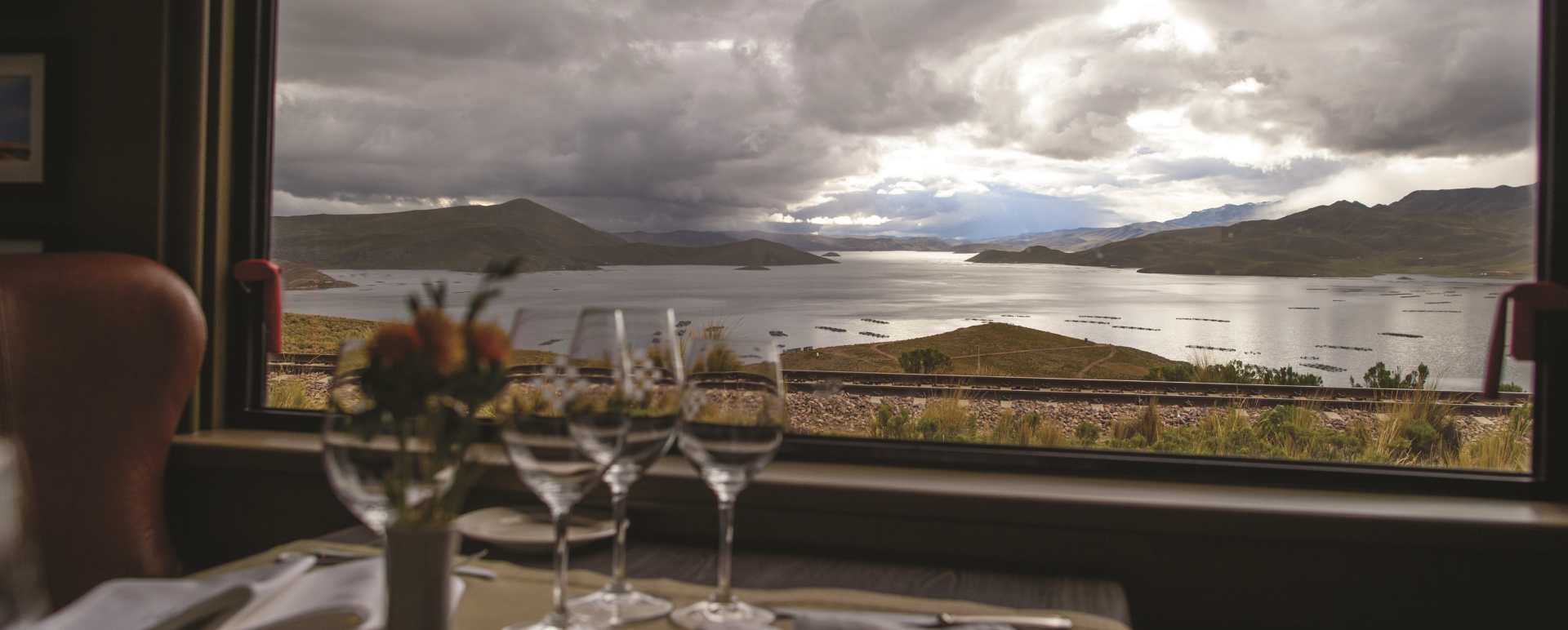 Restaurant views - Belmond Andean Explorer