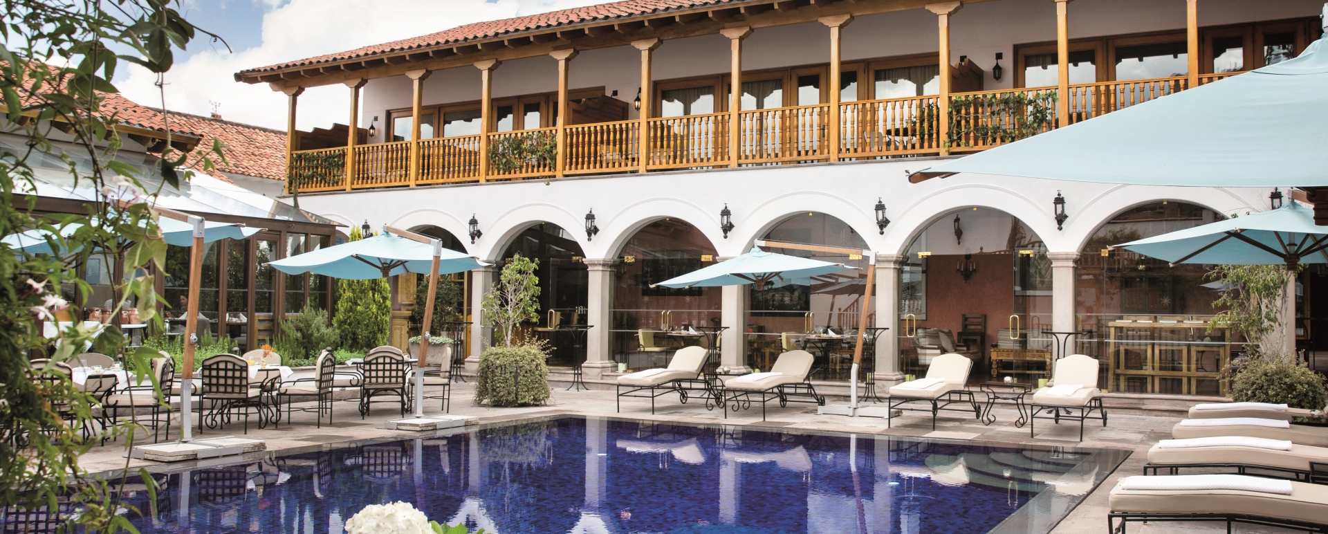Courtyard pool - Belmond Palacio Nazarenas