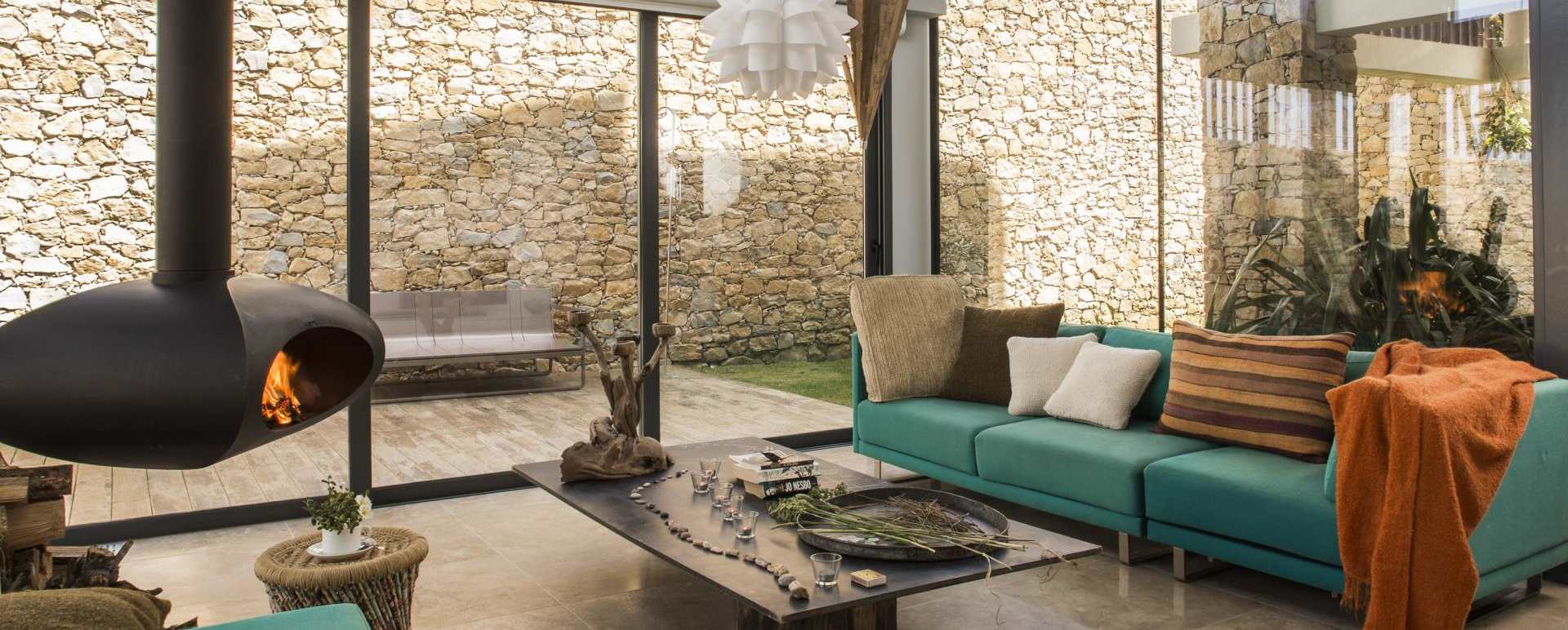 Green Villa 7 Living Area - Areias do Seixo 