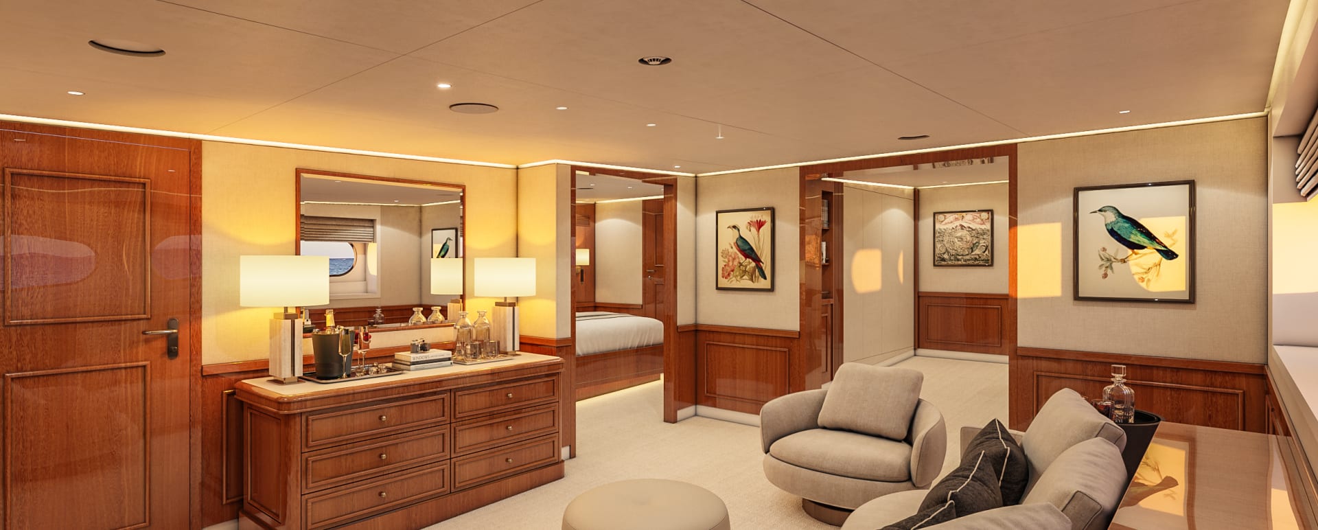 Owners Suite Living Room 