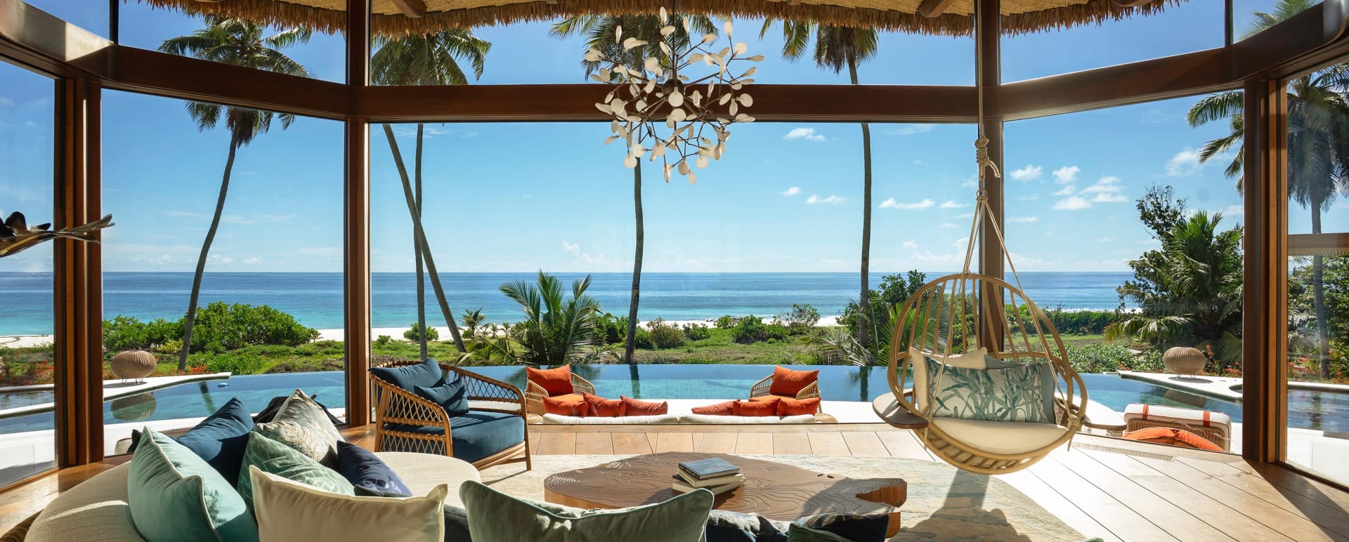 Fregate Island - Pool area 