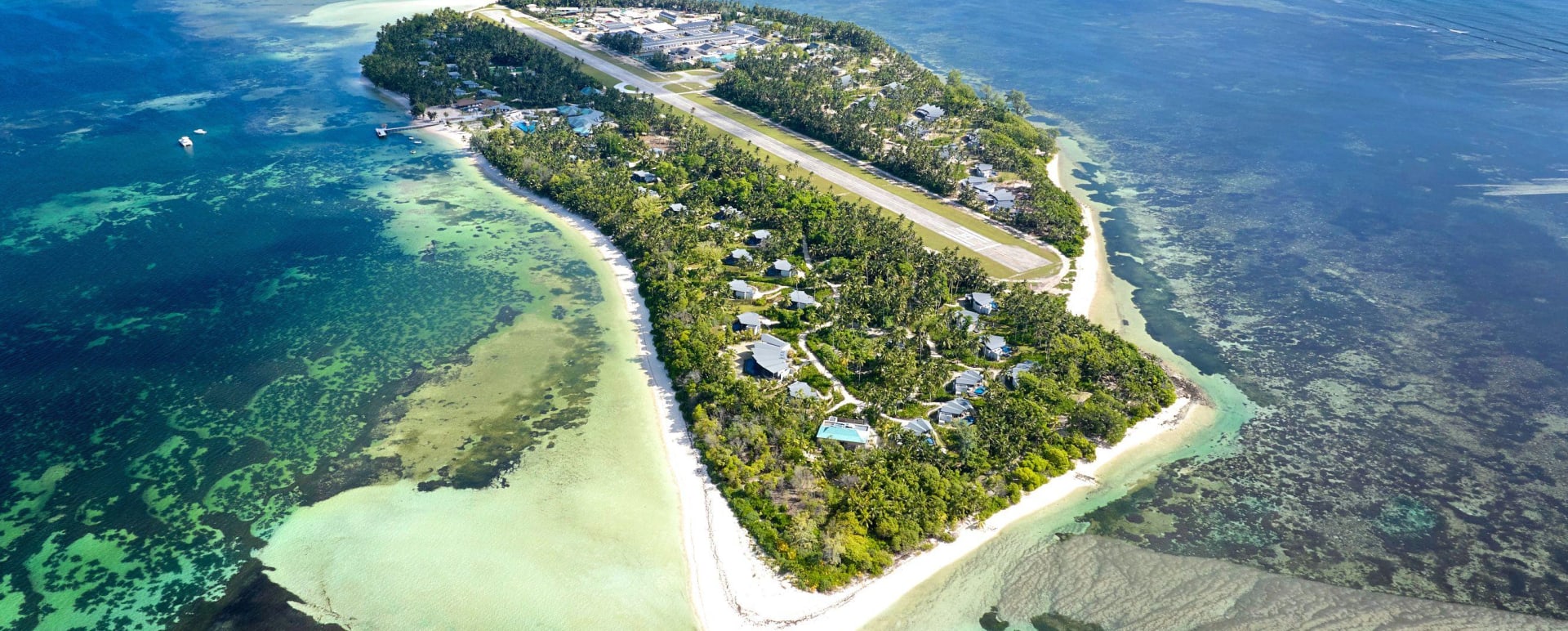 Aerial view of Platte Island 