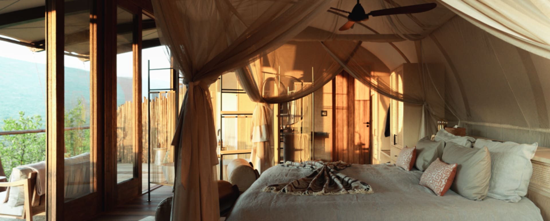 Tented suites  
