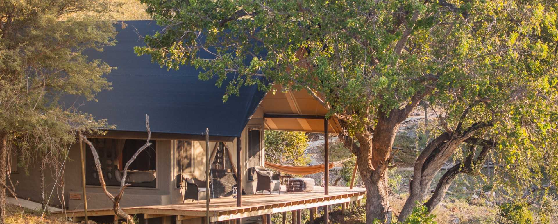 Tent exterior 
