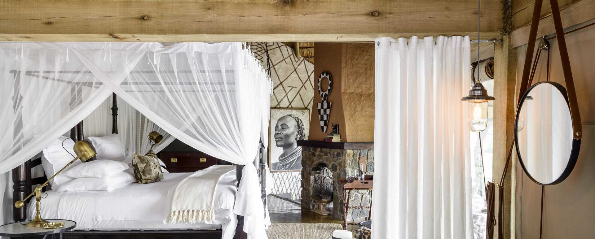 Bedroom at Singita Ebony 
