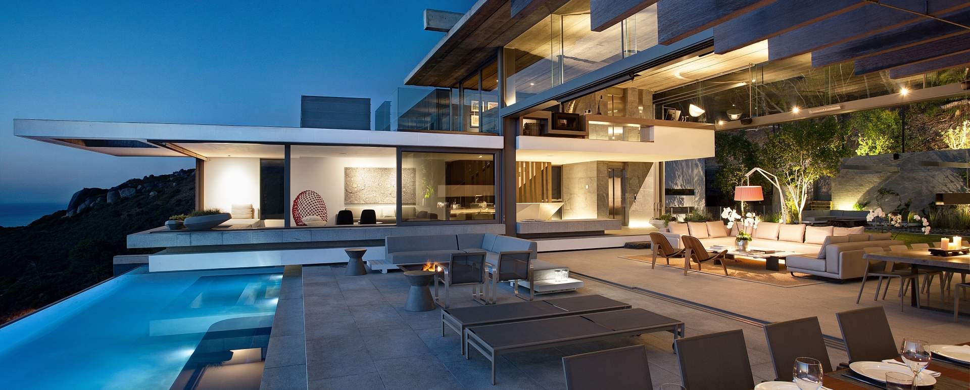 Swimming pool at Beyond private residence  